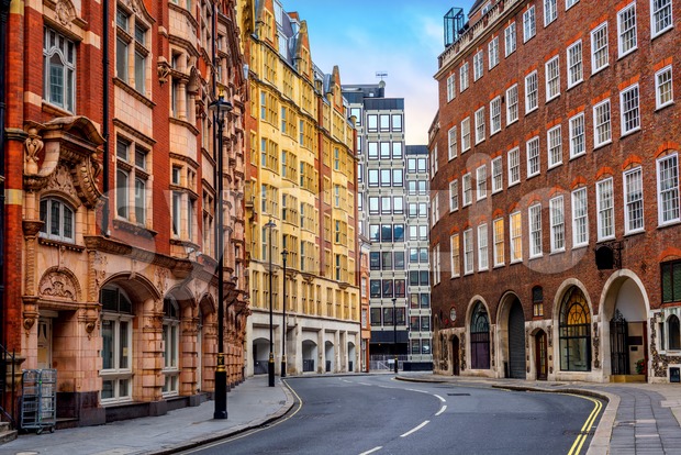 Historical Buildings In London City Center England Uk Stock Photo