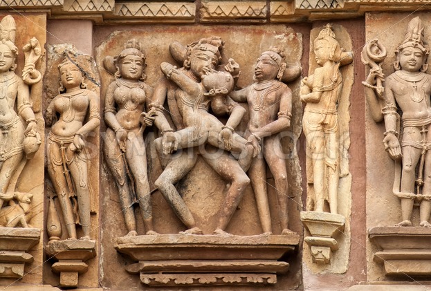 Erotic Sculptures In Hindu Temple In Khajuraho India Globephotos
