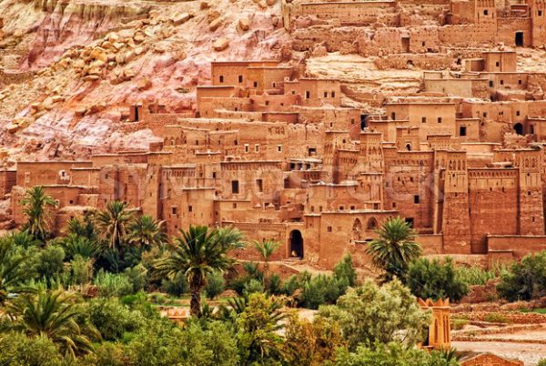 Ait Benhaddou clay kasbah town, Morocco - GlobePhotos - royalty free stock images