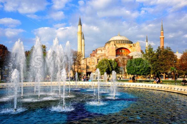 Hagia Sophia basilica, Sultanahmet, Istanbul, Turkey - GlobePhotos - royalty free stock images