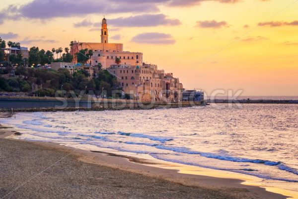 Old town of Yafo, Tel Aviv, Israel, on sunset - GlobePhotos - royalty free stock images