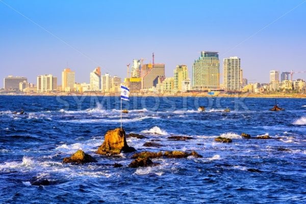 Skyline of Tel Aviv city, Israel - GlobePhotos - royalty free stock images