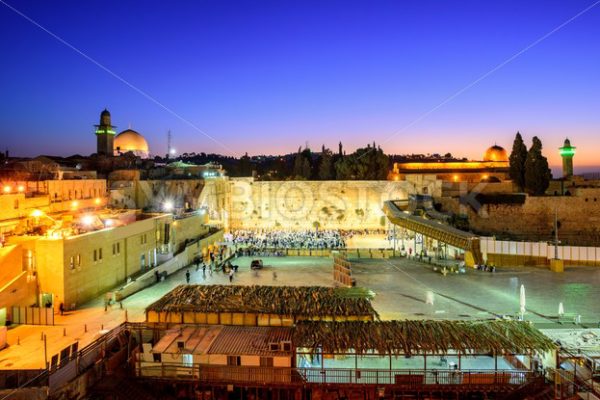 The Western Wall and Temple Mount, Jerusalem, Israel - GlobePhotos - royalty free stock images