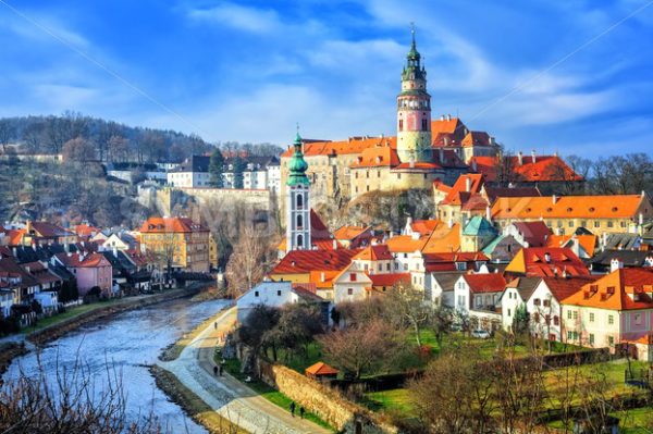 Cesky Crumlov old town, Czech Republic - GlobePhotos - royalty free stock images