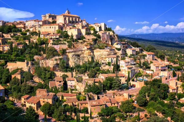 Gordes historical hilltop town, Provence, France - GlobePhotos - royalty free stock images