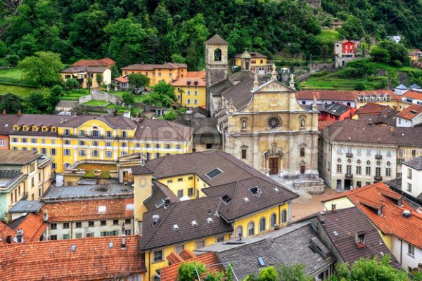 Old town of Bellinzona, canton Ticino, Switzerland - GlobePhotos - royalty free stock images