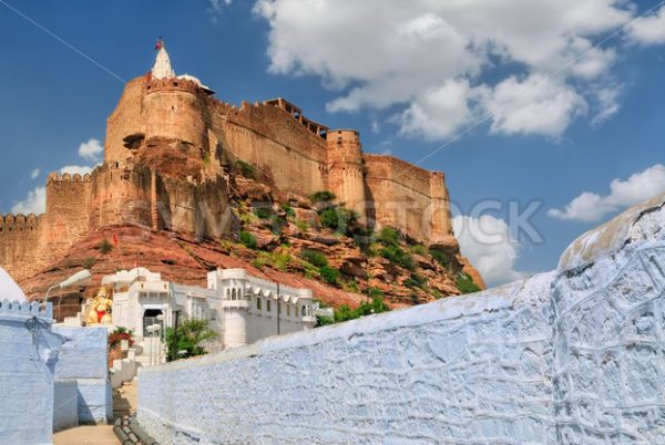 Mehrangarh Fort in Jodhpur, Rajasthan, India - GlobePhotos - royalty free stock images