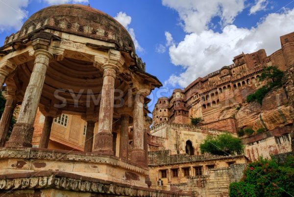 Mehrangarh Fort in Jodhpur, Rajasthan, India - GlobePhotos - royalty free stock images