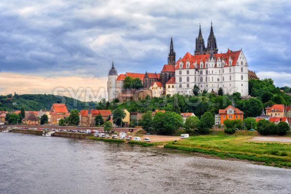 Meissen old town with castle and cathedral, Germany - GlobePhotos - royalty free stock images