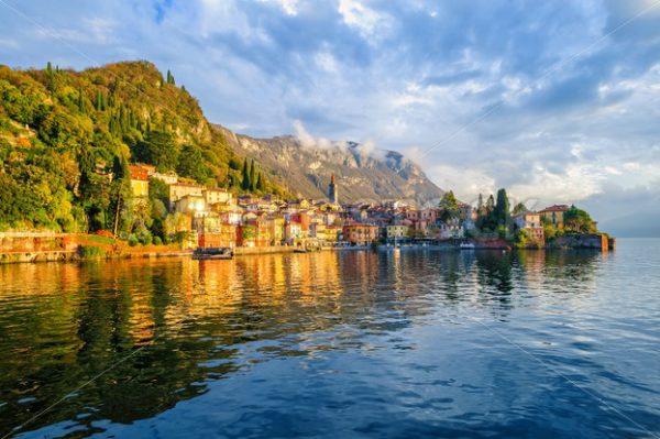 Resort town Varenna on Lake Como, Italy - GlobePhotos - royalty free stock images