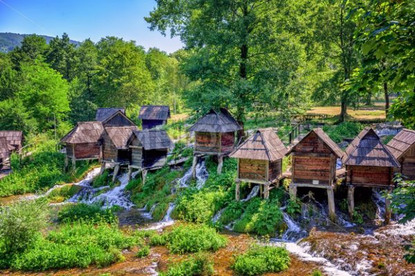 Jajce watermills, Bosnia and Herzegovina - GlobePhotos - royalty free stock images