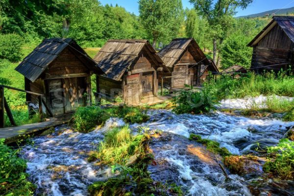 Jajce watermills, Bosnia and Herzegovina - GlobePhotos - royalty free stock images