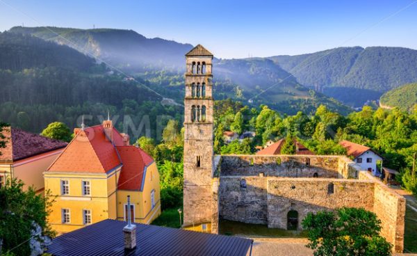 St Mary Church in Jajce, Bosnia and Herzegovina - GlobePhotos - royalty free stock images