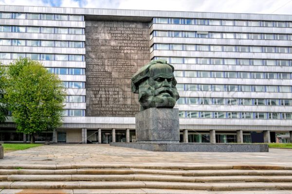 The Karl Marx Monument, Chemnitz, Germany - GlobePhotos - royalty free stock images