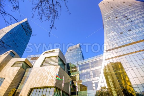 The Flame Towers skyscrapers, Baku, Azerbaijan - GlobePhotos - royalty free stock images