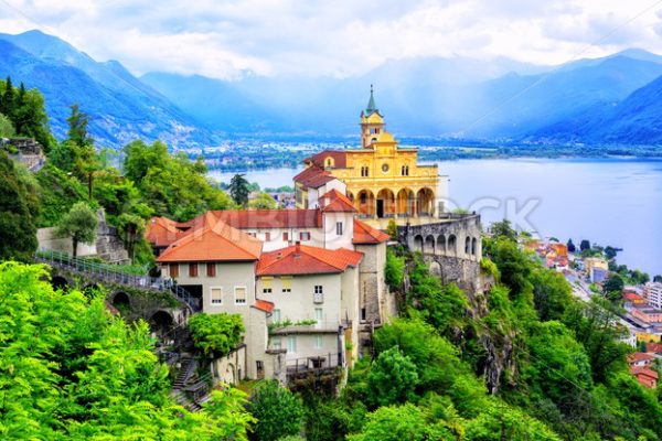 Madonna del Sasso Church, Locarno, Switzerland - GlobePhotos - royalty free stock images