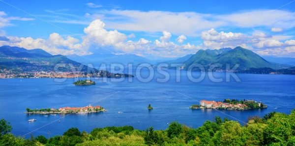 Panoramic view of Lago Maggiore lake, Italy - GlobePhotos - royalty free stock images