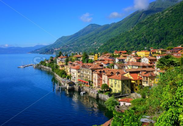 Cannero Riviera old town, Lago Maggiore, Italy - GlobePhotos - royalty free stock images