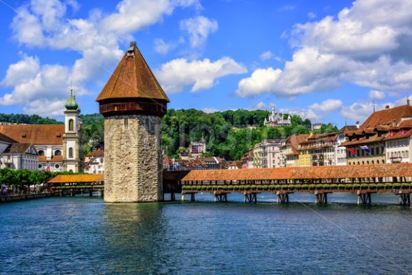 Medieval Old Town of Lucerne, Switzerland - GlobePhotos - royalty free stock images