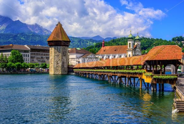 Medieval Old Town of Lucerne, Switzerland - GlobePhotos - royalty free stock images