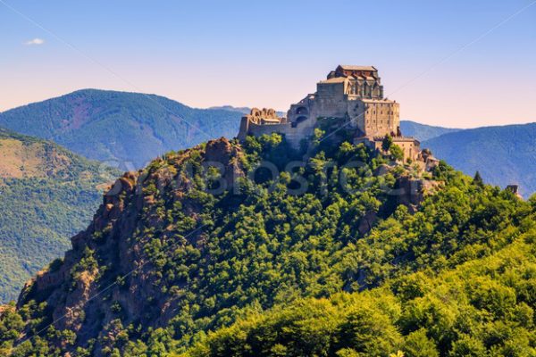 The Sacra di San Michele monastery, Turin, Italy - GlobePhotos - royalty free stock images