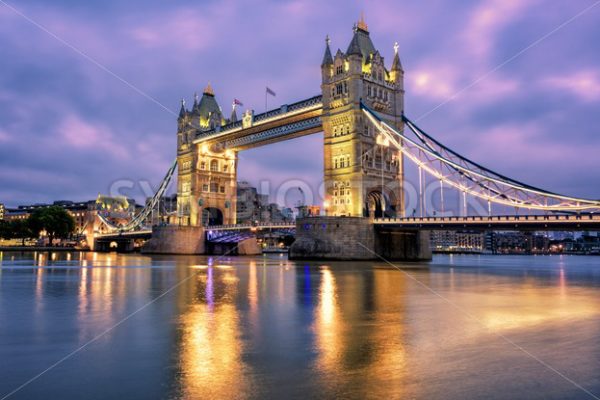 Tower Bridge over Thames river in London, UK - GlobePhotos - royalty free stock images