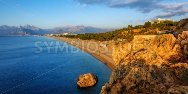 Antalya, Konyaalti sand beach, Turkey - GlobePhotos - royalty free stock images