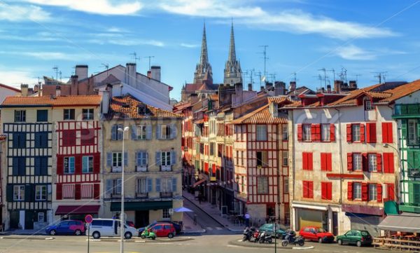 Old Town center of Bayonne, France - GlobePhotos - royalty free stock images