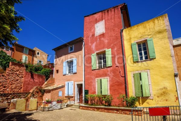 Old Town of Roussillon, Provence, France - GlobePhotos - royalty free stock images