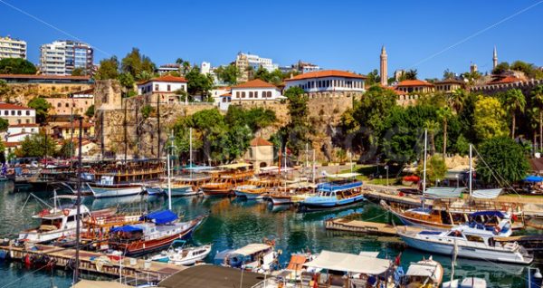 The old harbor of Antalya, Turkey - GlobePhotos - royalty free stock images