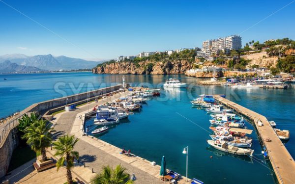 Antalya city on Mediterranean sea, Turkey - GlobePhotos - royalty free stock images