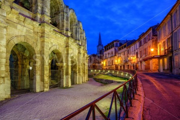 Arles Old Town and roman amphitheatre, Provence, France - GlobePhotos - royalty free stock images