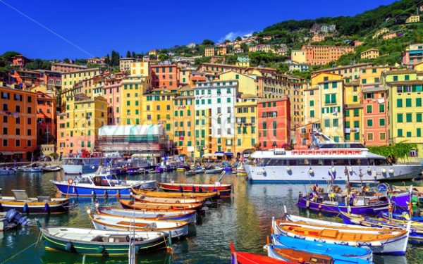 Colorful Old Town of Camogli by Genoa, Liguria, Italy - GlobePhotos - royalty free stock images