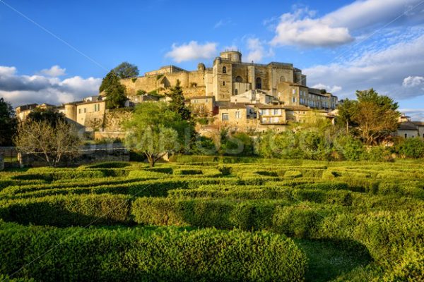 Grignan Old Town and Castle, Drome, France - GlobePhotos - royalty free stock images