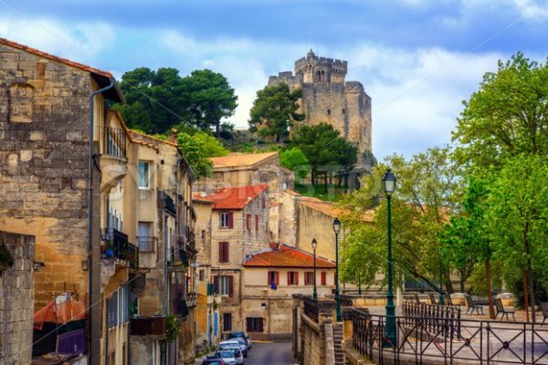 Medieval old town and castle of Beaucaire, France - GlobePhotos - royalty free stock images