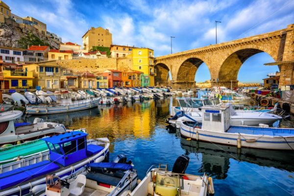 Old fishing port in Marseilles, Provence, France - GlobePhotos - royalty free stock images