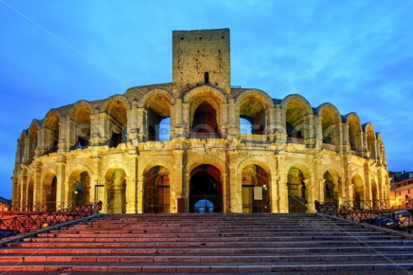 Roman amphitheatre in Arles, France - GlobePhotos - royalty free stock images