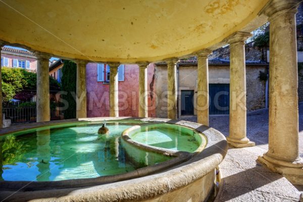 The neo-classical washhouse in Grignan, France - GlobePhotos - royalty free stock images