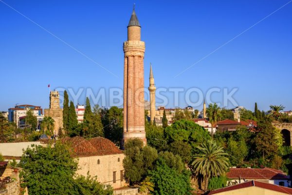 View over the Old Town of Antalya, Kaleici, Turkey - GlobePhotos - royalty free stock images