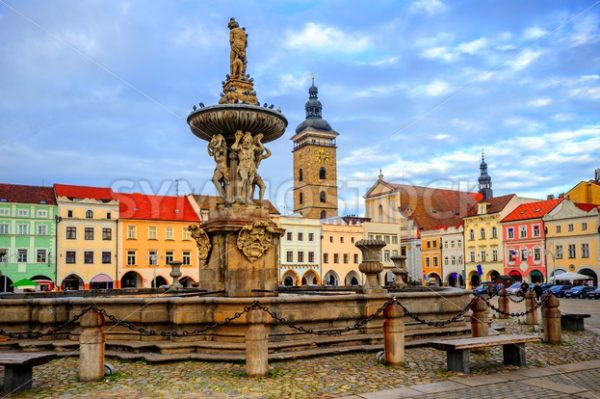 Ceske Budejovice Old Town, Budvar, Czech Republic - GlobePhotos - royalty free stock images