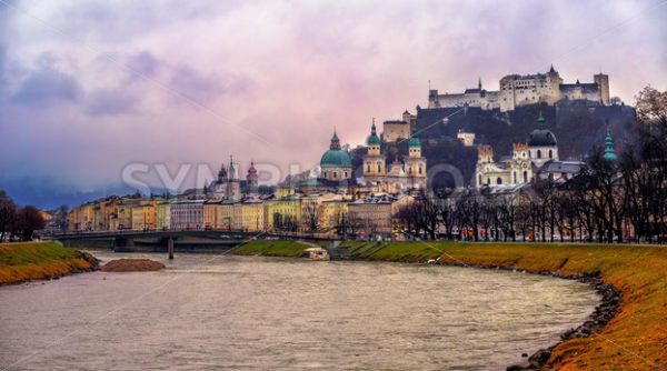 Historical Old Town of Salzburg, Austria - GlobePhotos - royalty free stock images