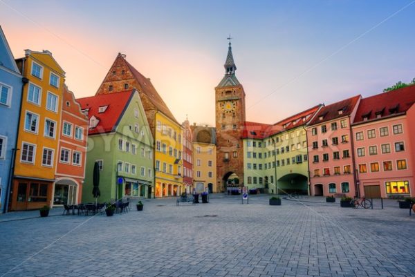 Landsberg am Lech historical Old Town, Bavaria, Germany - GlobePhotos - royalty free stock images