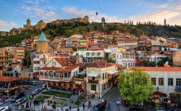 Tbilisi Old Town, capital city of Georgia - GlobePhotos - royalty free stock images