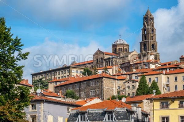 The Cathedral of Le Puy-en-Velay, France - GlobePhotos - royalty free stock images