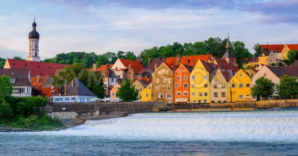 Landsberg am Lech gothic Old Town, Germany - GlobePhotos - royalty free stock images