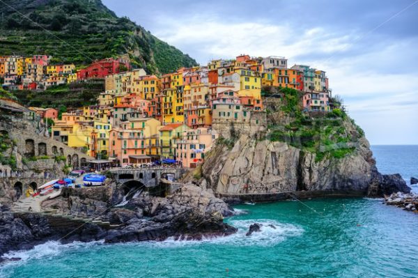 Manarola village, Cinque Terre, Italy - GlobePhotos - royalty free stock images