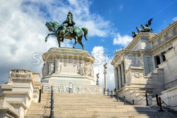 Monument of Vittorio Emanuele II, Rome, Italy - GlobePhotos - royalty free stock images