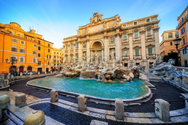 The Trevi Fountain, Rome, Italy - GlobePhotos - royalty free stock images