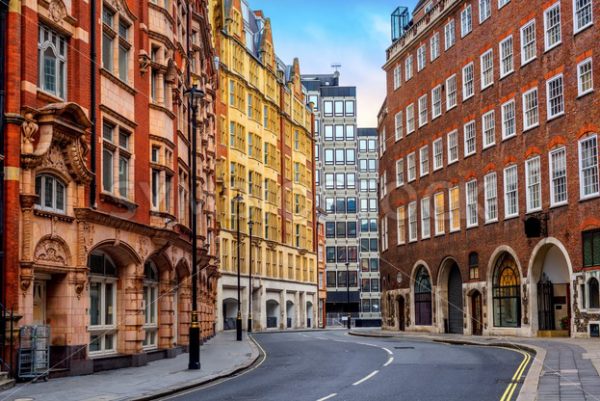 Historical buildings in London city center, England, UK - GlobePhotos - royalty free stock images