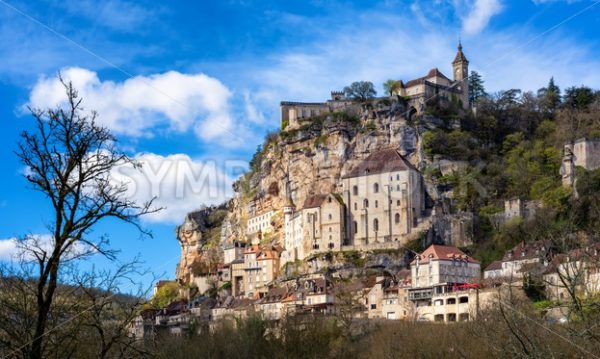 Rocamadour village, a beautiful UNESCO world culture heritage site, France - GlobePhotos - royalty free stock images